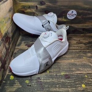 Nike Air‎ Jordan Rev Golf Cleats White Black Metallic Silver FV6338 100 Size 7